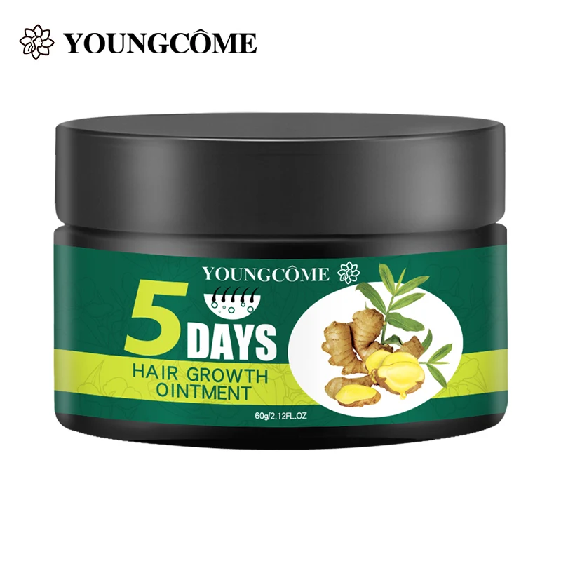 YOUNGCOME 60g 5 Days Hair Growth Ointment Promote Blood Circulation Protect Loss Control Oil Products |