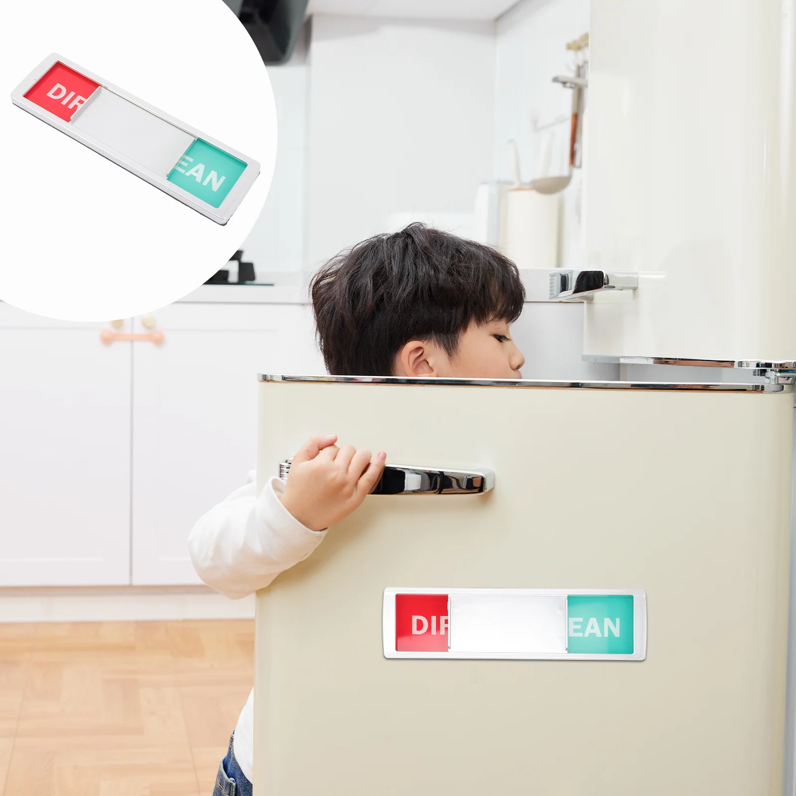 

Fridge Washing Machine Clean Magnet Sign Clean Dirty Sign Magnet for Dishwasher