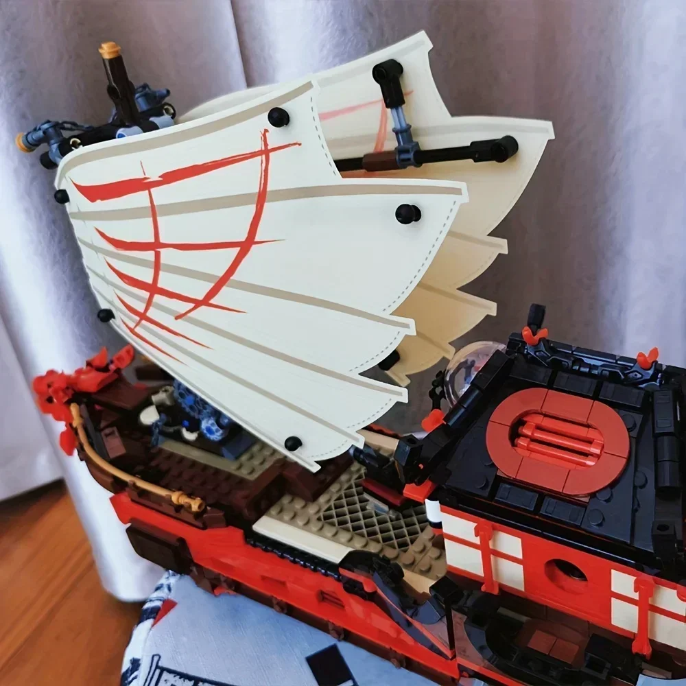 1781 шт. креативный эксперт голова дракона модель приключенческой лодки