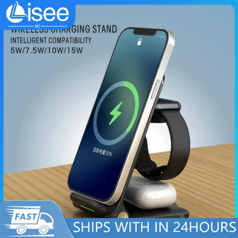 

Wireless Charger For Apple Iphone 13 12 11 Xs Xr X 8 3 In 1 Fast Charging Dock Station 3 In 1 Wireless Charger For Air Pods