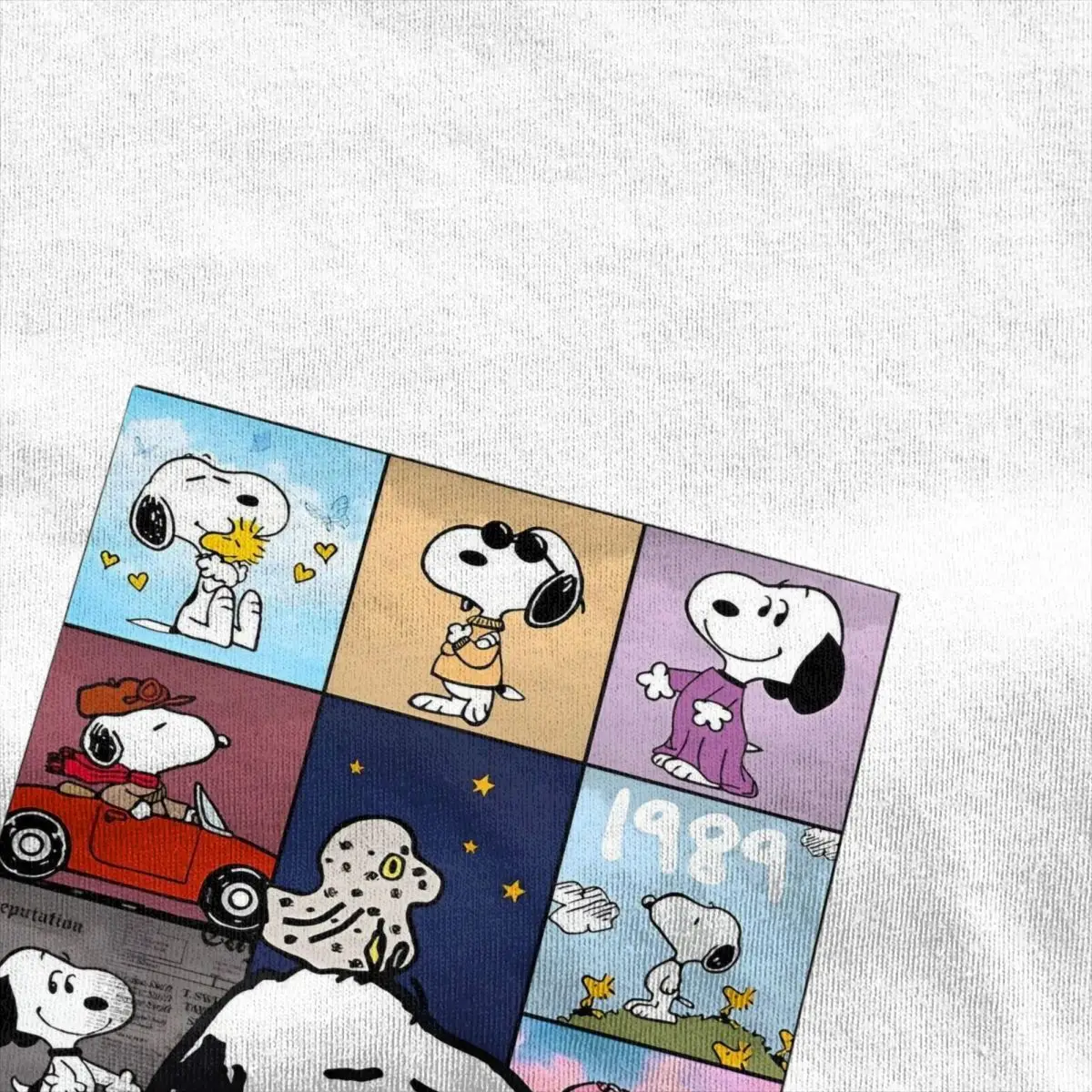 Футболка Snoopy с мультяшным принтом для мужчин и женщин забавные комиксные