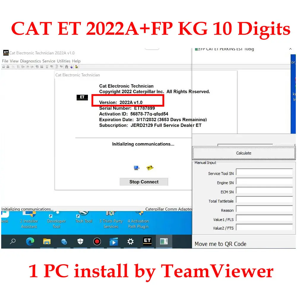 2022A 2021A 2021B для red Cat 2019c 2019a ET ET3 электронный техник диагностическое программное