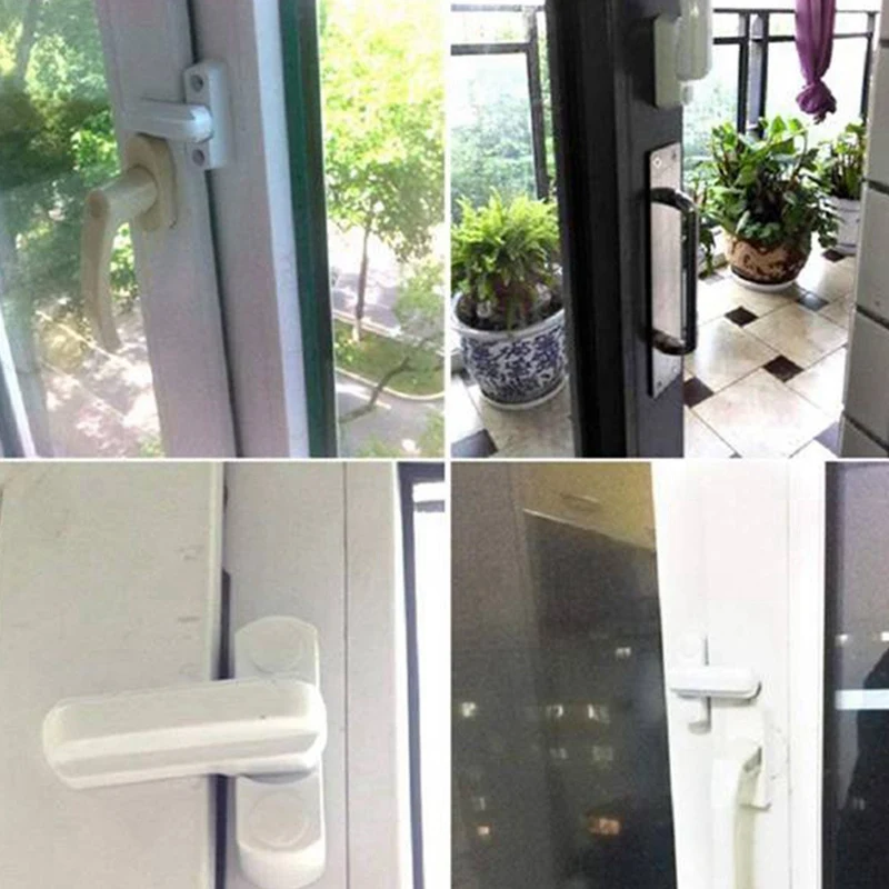 8 шт. блокиратор створки ограничитель дверного окна замок с винтами защитный для