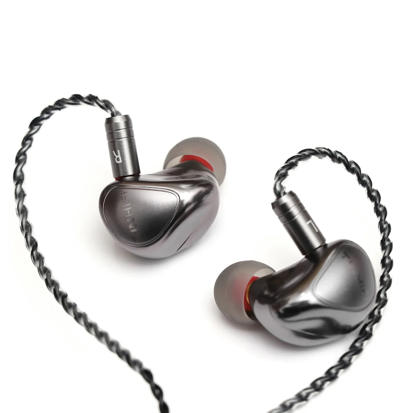TINHIFI T5S Сбалансированные Hi-Fi наушники высокой четкости Дротовые IEM со съемным