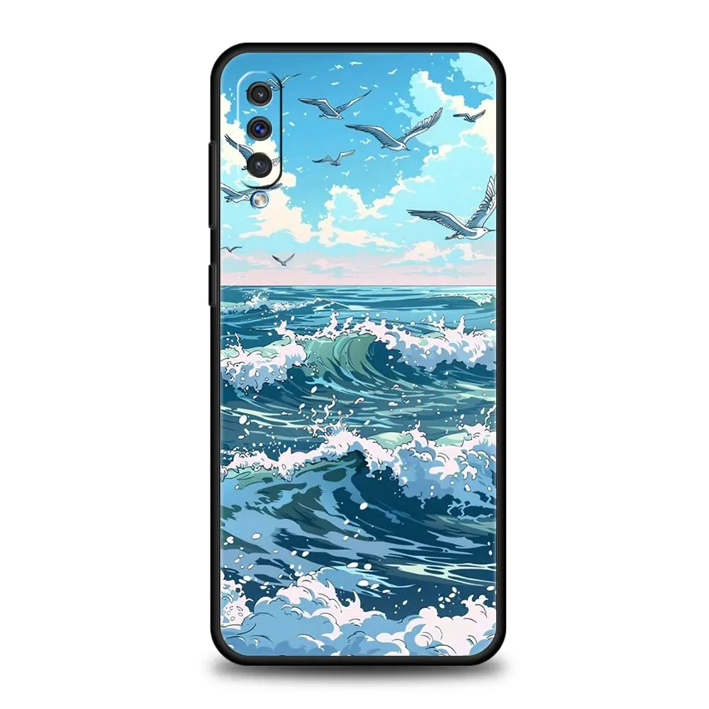 Чехол для телефона Ocean Dolphin для Samsung A56 A36 A26 A54 A52 A24 A14 A50 A72 A70 A40 A20E A06 A12 A22 A34 A42 A32 A04s A16 5G Cover (art.: 3920d2d264213) - 3920d2d264213