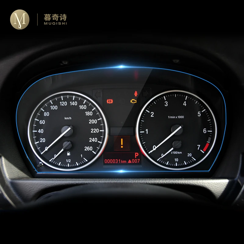 

For BMW E90 Series 3 2005-2011 Automotive interior Instrument panel membrane LCD screen Protective decoration Anti-scra Film TPU