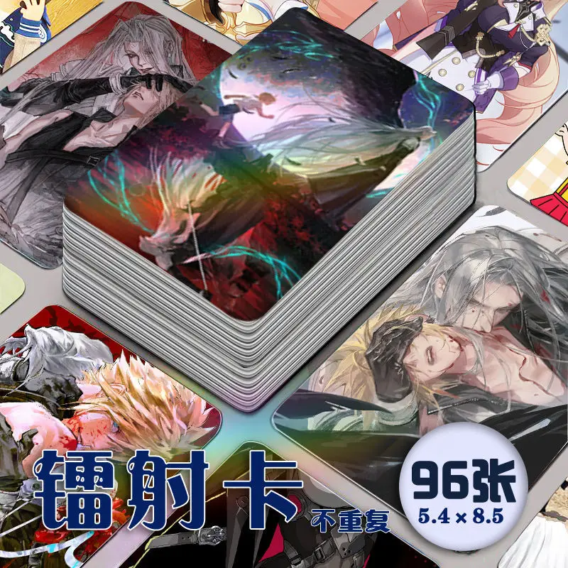 96 шт. Final Sy VII Sephiroth Cloud Strife аниме лазерный косплей закругленные углы ЛОМО-карта