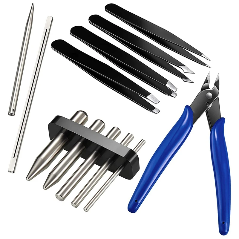 

12 Metal DIY Model Kits Tool,Metal Model Long Edge Bending Tools Tab Twisting Tool Cylinder Cone Shape Bend Assist Tool
