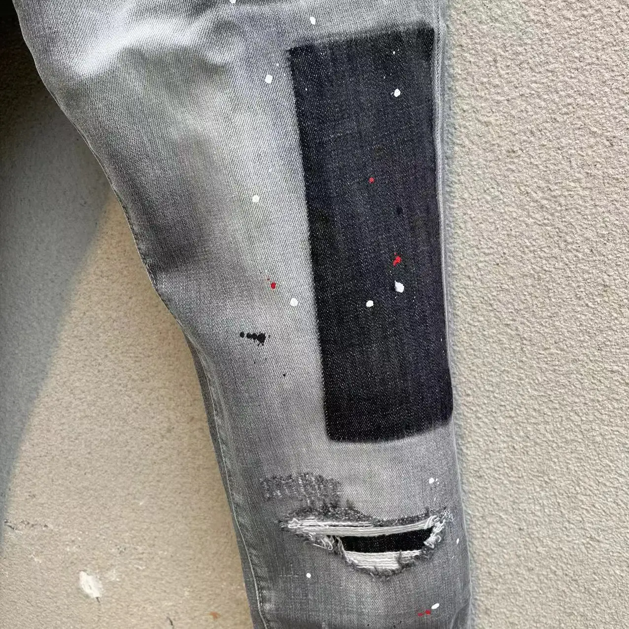 2023 Spring/Summer New D2 Jeans Fashion Zipper Decoration Versatile Slim Fit Feet Fashion Men's Pants