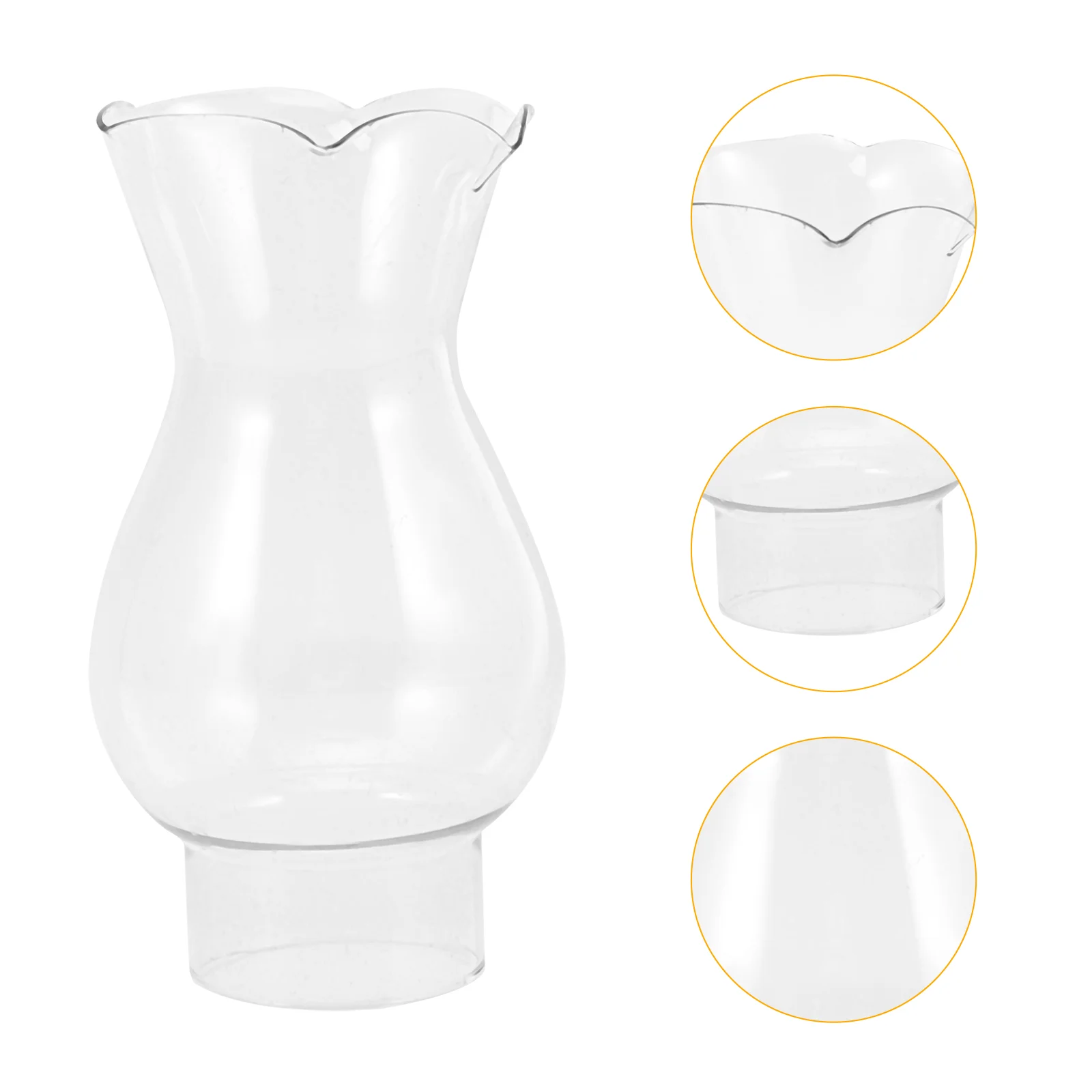 

Прозрачный стеклянный абажур для лампы, навес для палатки, лампа с масляным фонарем, наружный керосиновый абажур, стеклянная лампа для дымохода