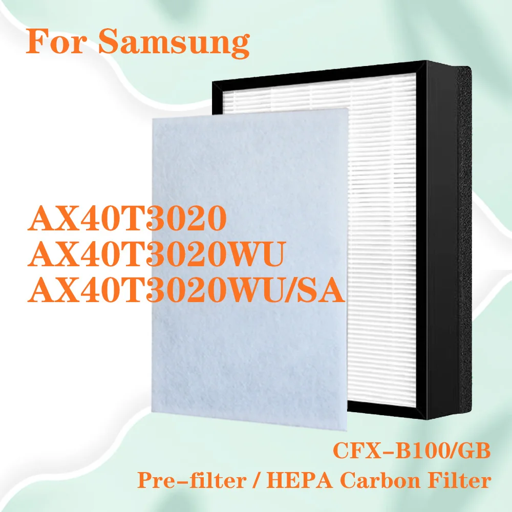 Фото HEPA-фильтр 2 в 1 + активный уголь для очистителя воздуха Samsung AX40T3020 AX40T3020WU AX40T3020WU/SA CFX-B100/GB №1