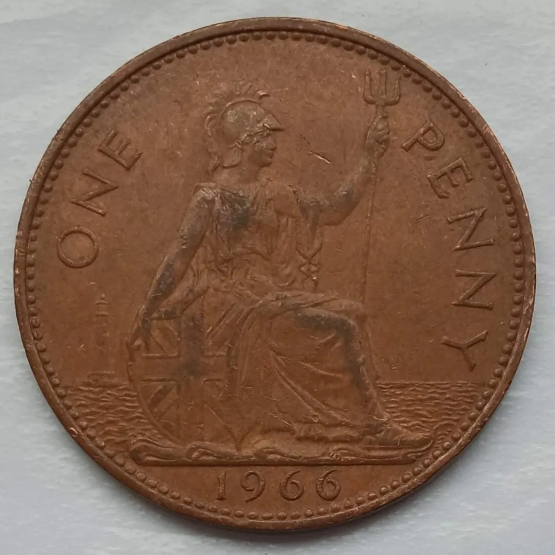Великобритания 1 пенни 1966 |
