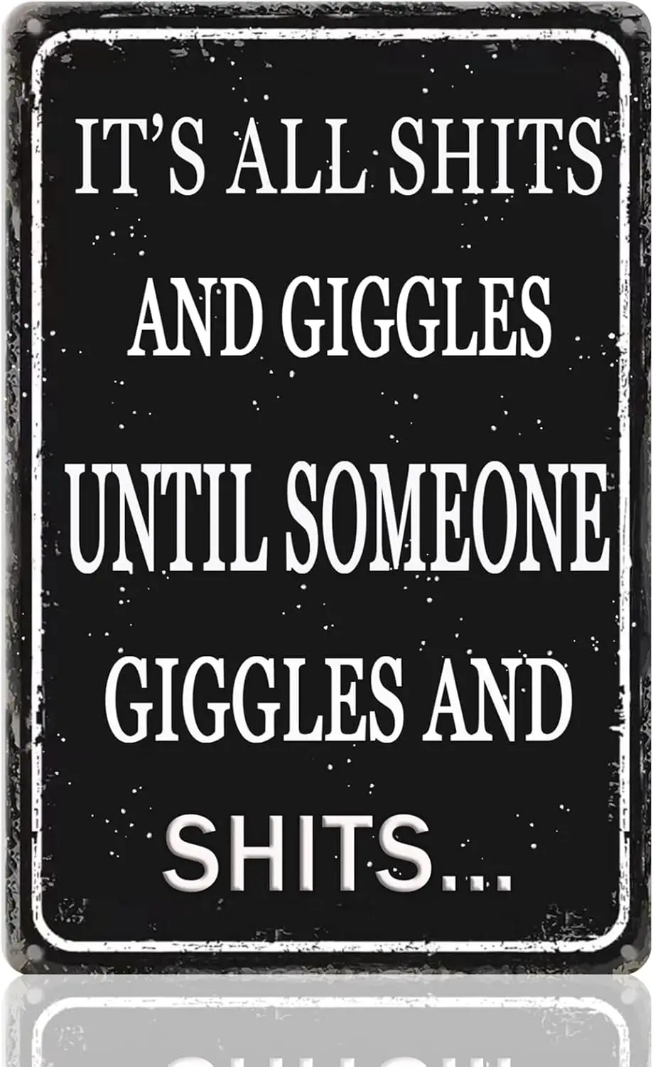 Tn Sgn Funny Metl Sgns Mn Cve Decor Br For Home Wll Grge Men Gfts Mncve ccessores t'S ll Sh