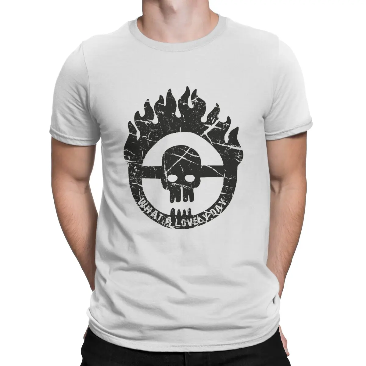 

Мужская футболка с коротким рукавом и круглым вырезом