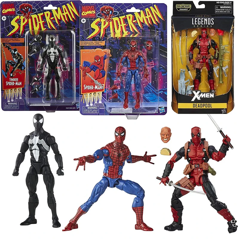 Toys Spider Man Figures Doll Collection Deadpool Model Toy Gift For Child