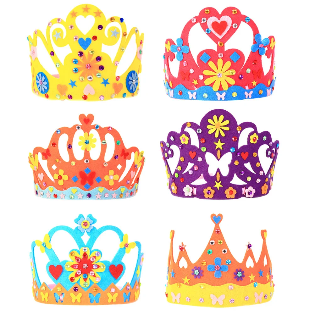 

Birthdaykids Diy Hat Headwear Kit Tiara Party Making Material Supplies Props Hats