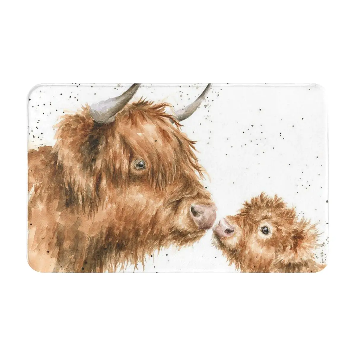 

Animal Cow The Trim'S Lattice Pattern Adds A Touch Of Elegance This Skin-Friendly Mat Is Free From Harmful Dyes Thick Warm Cozy