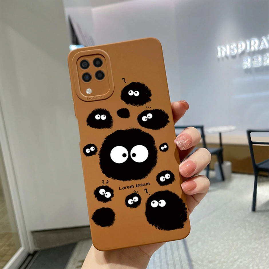 Чехол для телефона Samsung Galaxy A02s A12 4g 5g A22 квадратная защитная задняя крышка из