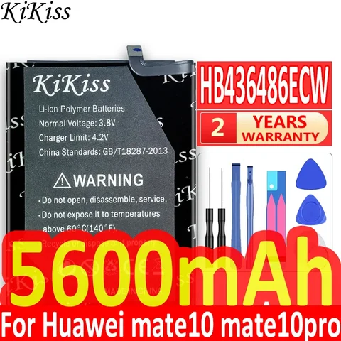 Сменный аккумулятор HB436486ECW для телефона Huawei Mate 10 /10 Pro / Mate 20 /P20 Pro/Honor view20, батареи 5600 мАч