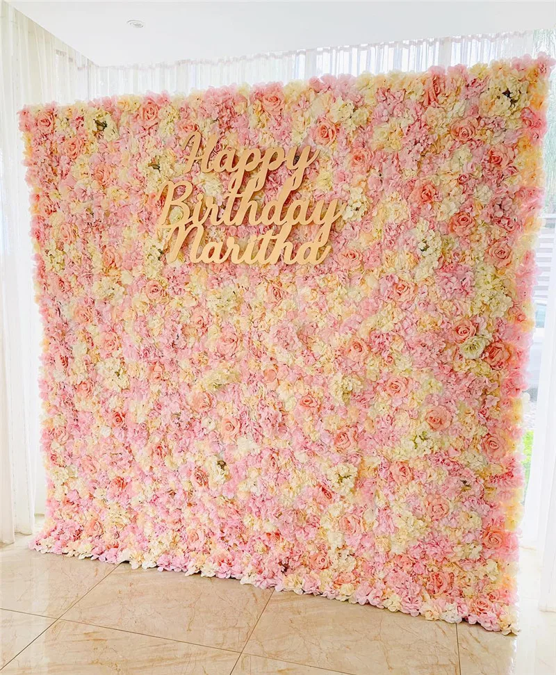 

Mur Fleurs Artificielles Decorations Party Supplies Wedding Photo Wall Romantic Silk Simulation Christmas Household Items