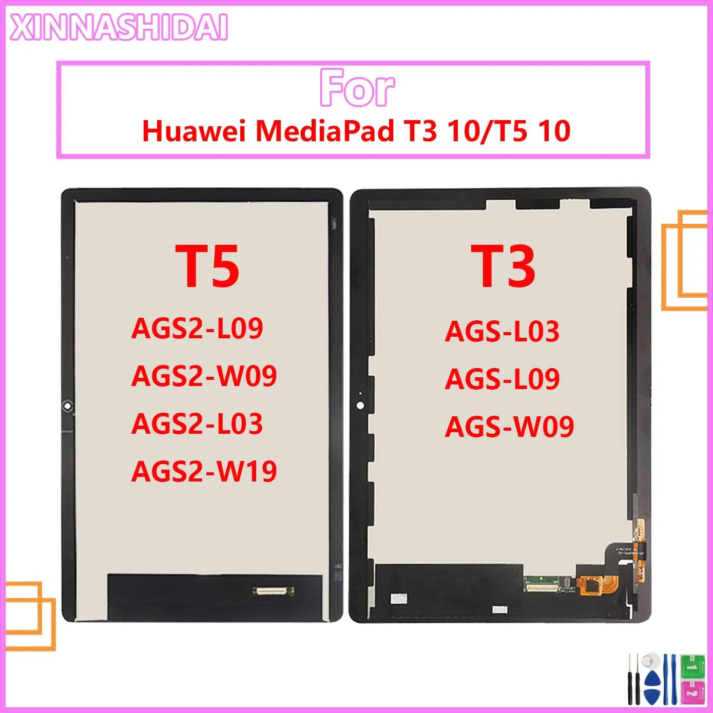 

For Huawei MediaPad T3 T5 10 AGS-L03 AGS-L09 AGS-W09 AGS2-L09 AGS2-W09 AGS2-L03 Test LCD Display Touch Screen Digitizer Assembly