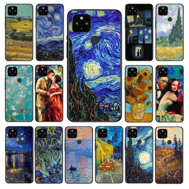 

Vincent Van Gogh Star Night Phone Case for Google Pixel 7 Pro 7 6A 6 Pro 5A 4A 3A Pixel 4 XL Pixel 5 6 4 3 XL 3A XL 2 XL Funda