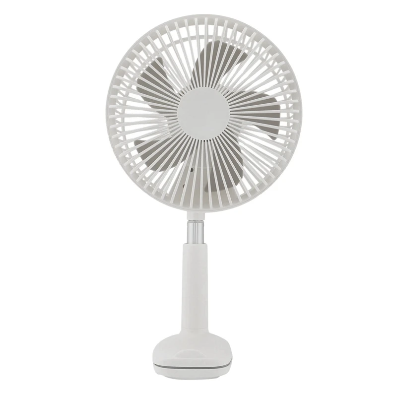 

Stand Fan,Clip Fan Folding Portable Telescopic Floor/USB Desk Fan Battery,3 Speeds,For Office Home Outdoor Camping