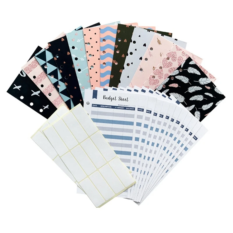 

12 Pcs Cash Budget Envelopes For Budget System Money Envelopes For Budgeting And Saving With Expense Tracking Budget Sheets