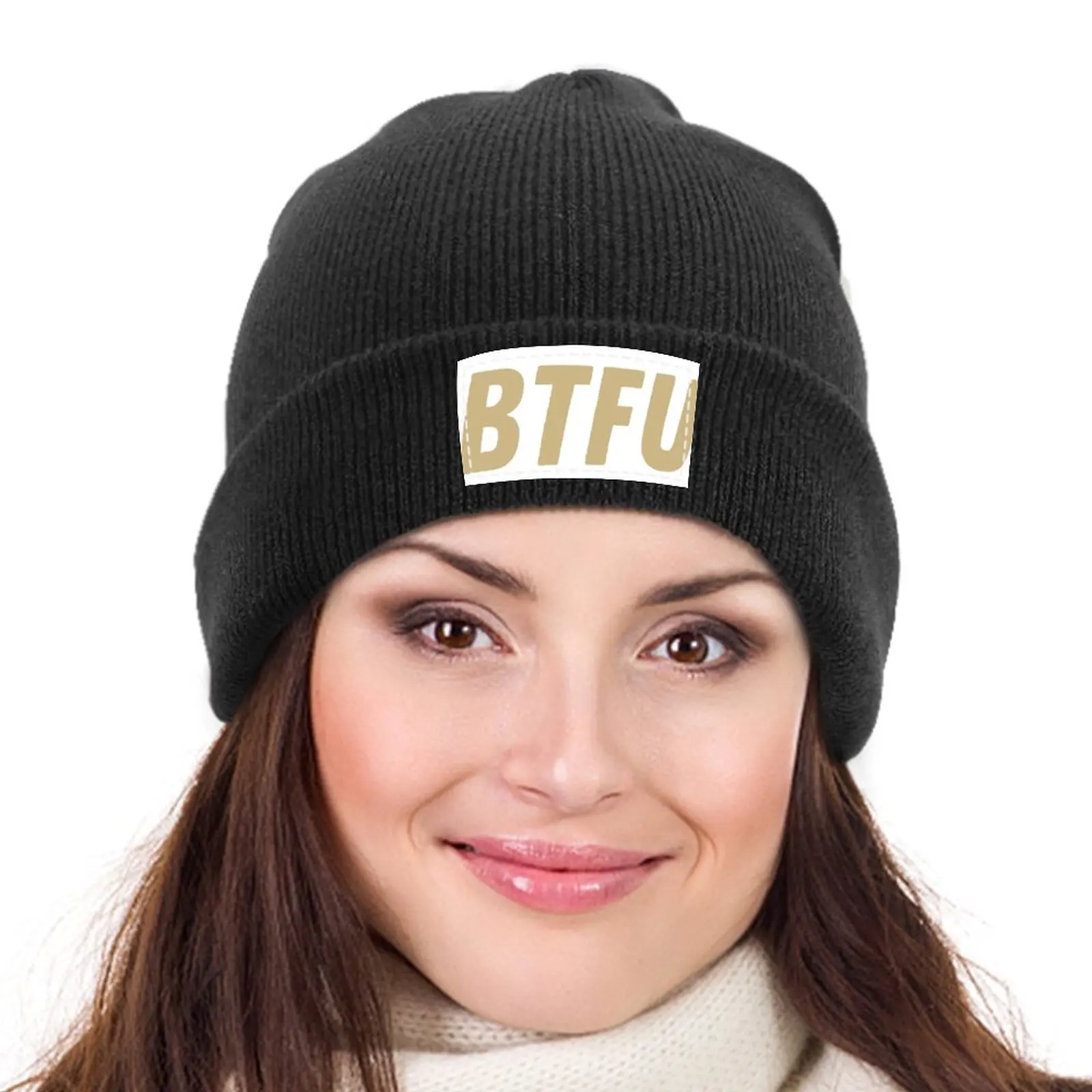 BTFU Вязаная шапка с солнцезащитным кремом | -F- забавная шляпа Bobble Hat Мужская