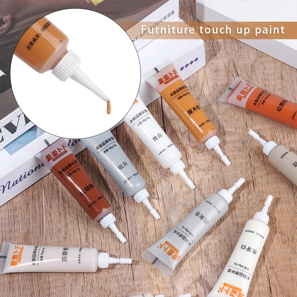 

1PC Wood Furniture Touch Up Furniture Repair Paint Wood Products Repair Paste Wood Paint Repair Paste Color Scratches Repair