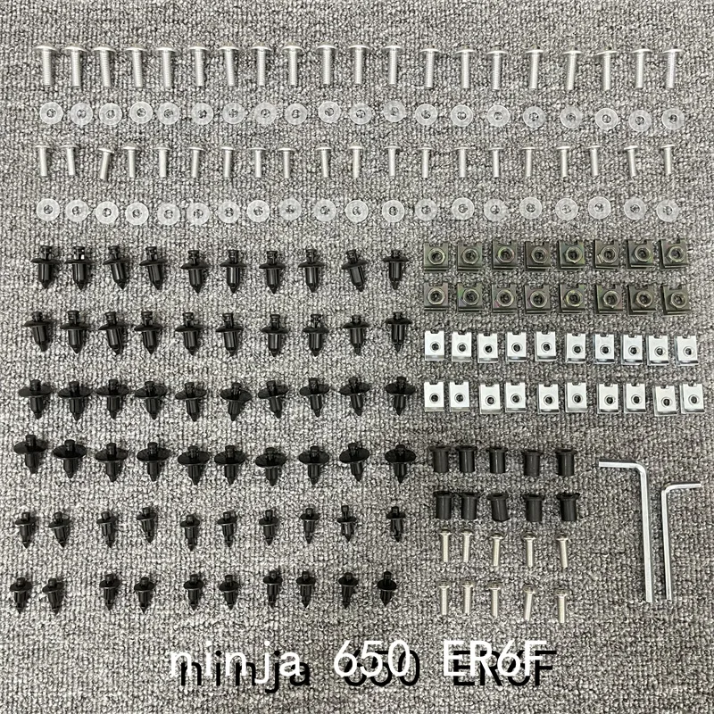 

Fairing Bolt Kit body screws Clips Fit For Kawasaki ninja 650 ER6F 2012-2016