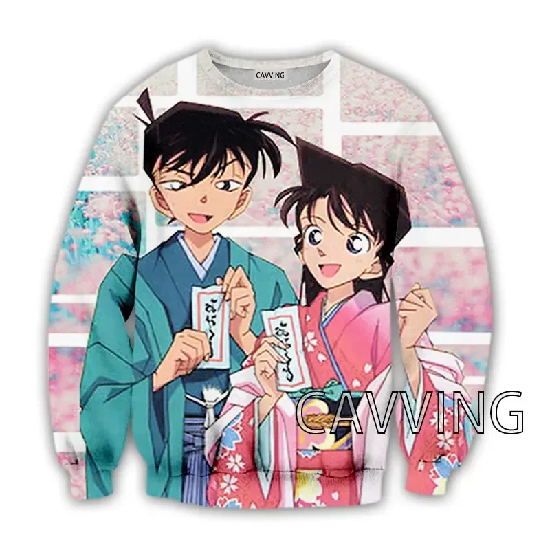 phechion толстовка с 3D-принтом детектива Конан