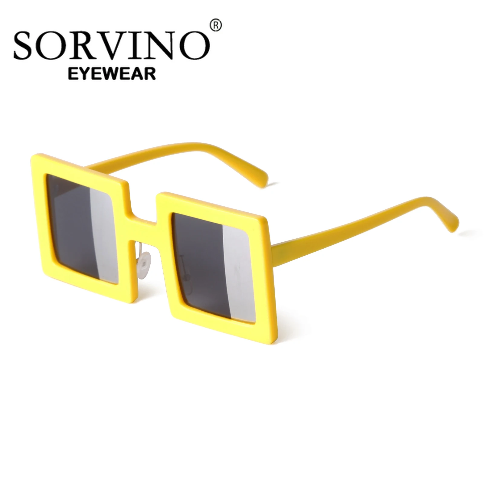 Очки солнцезащитные мужские и женские квадратные в стиле ретро UV400