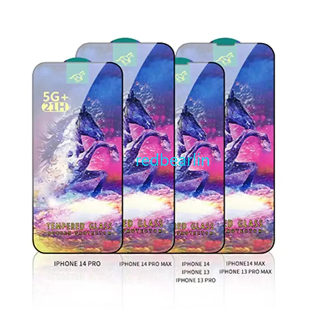 Wholesale For iPhone 14 Pro Screen Protector SWIFT HORSE Upgraded 21H Full Glue Tempered Glass 13 12 11 XS Max Mini X XR 7