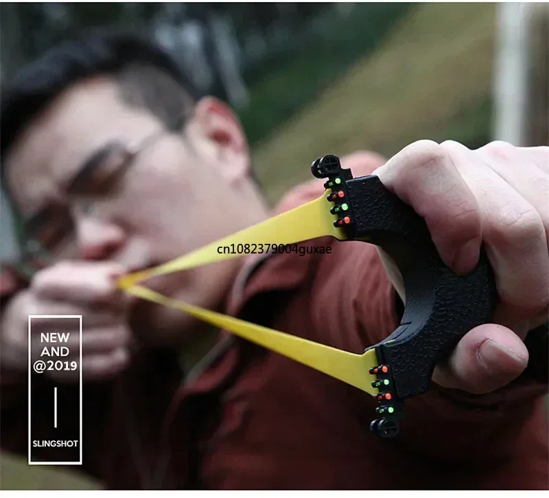 Рогатка для лазерной стрельбы высокоточная рогатка охоты на открытом воздухе