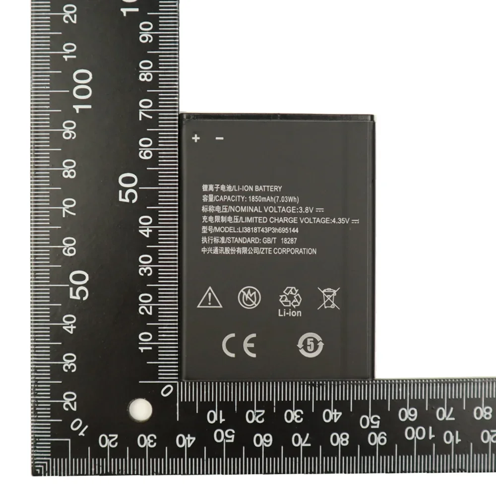 Новейший Li3818T43P3h 695144 Аккумулятор 1850 мАч для ZTE V830w Kis 3 Max/Blade G Lux высококачественный