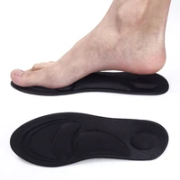 4d breathable deodorant flat foot arch support massage orthopedic insoles for shoes men women pad non slip foam sports insoles