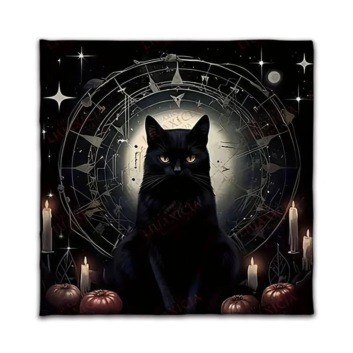 

Кошка ведьмы, карта Таро, скатерть, звездное небо, алтарная ткань, гадание, колдовство, астрологические принадлежности, домашний декор