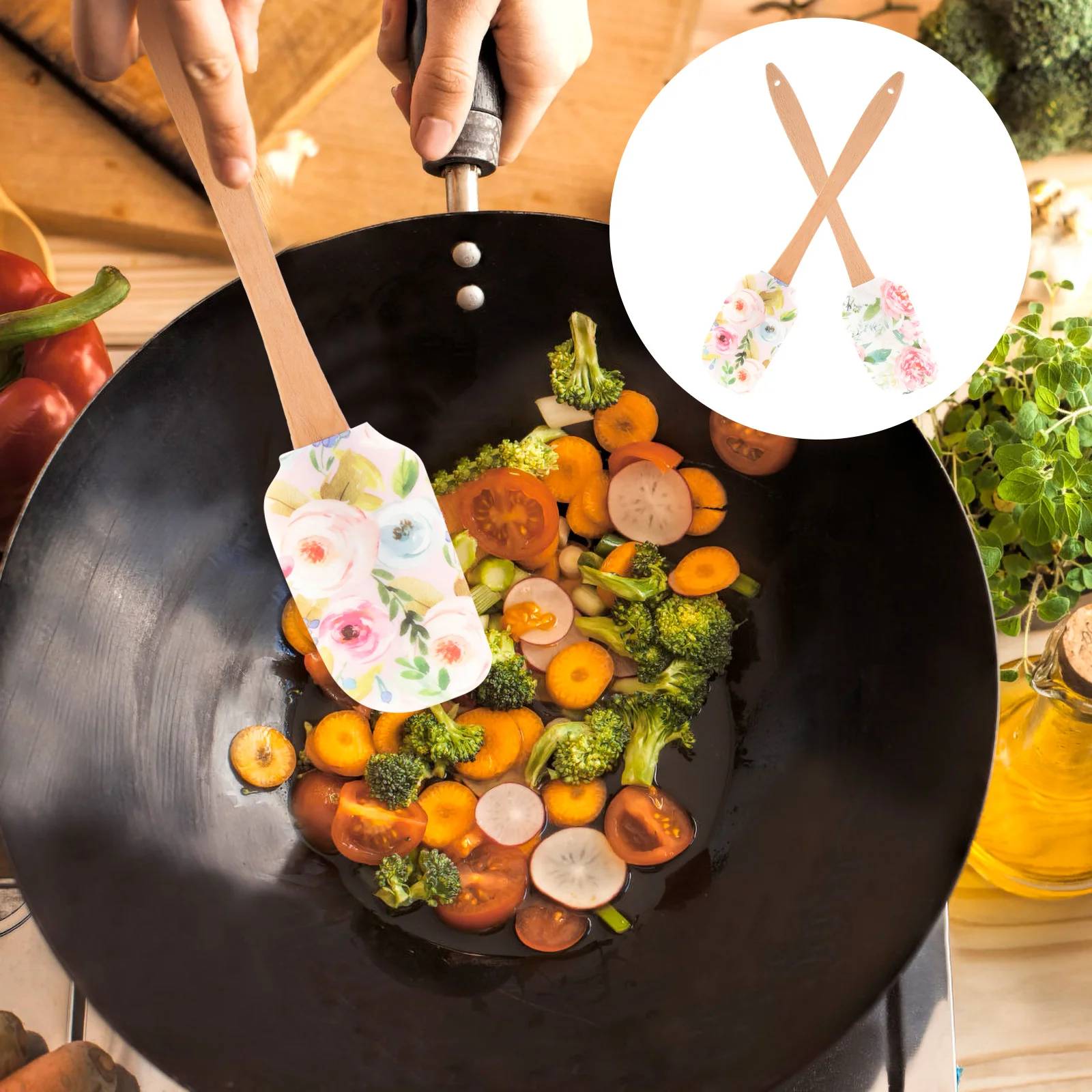

Cake Cream Spatula Wear-resistant Butter Scrapers Reusable Baking Spatulas Home