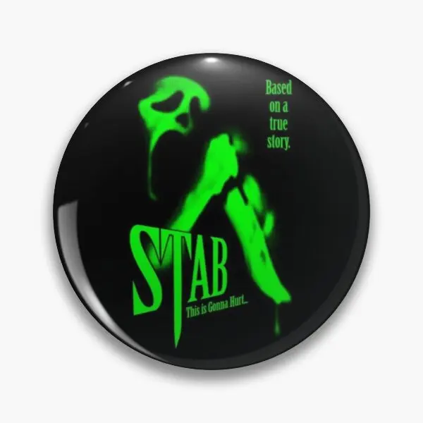 

Stab Horror Movie Scream Poster Art Customizable Soft Button Pin Hat Metal Fashion Brooch Cute Decor Jewelry Collar Lapel Pin
