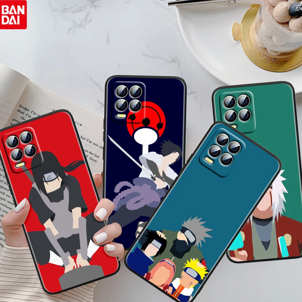

Naruto cute cartoon For OPPO Realme GT Neo Master Edition 9i 8 7 Pro C21S Narzo 30 5G FundasSilicone Soft Black Phone Case Coque