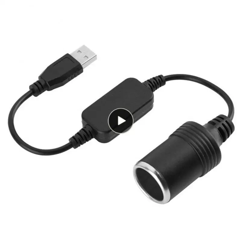

5V 2A USB Port to 12V Car Cigarette Lighter Socket Female Wire Converter Adapter Wired Controller For DVR Electronic Car charger