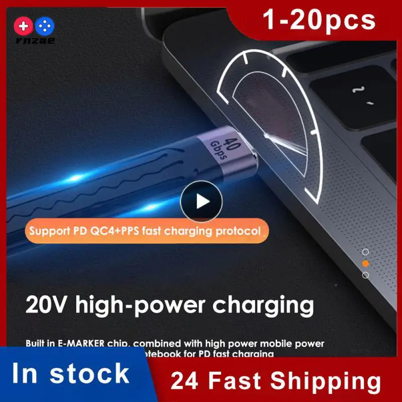 

4k Type-c Fast Charging Cable 5a Pd100w Usb-c Hub Fpc Flexible Cable 10gbps Cable Data Cable Laptop Accessories New