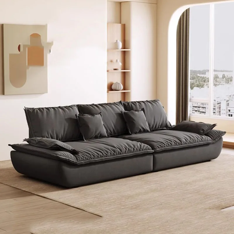 Расслабляющие диваны для гостиной современные черные скандинавские напольные