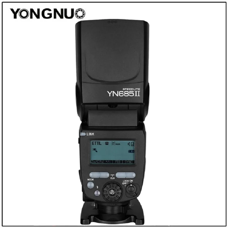 Фото Yongnuo YN685 II Беспроводная вспышка Speedlite 2,4G HSS ETTL для зеркальной камеры Canon 1000D 1200D 70D 60D 750D 650D/T4i №1