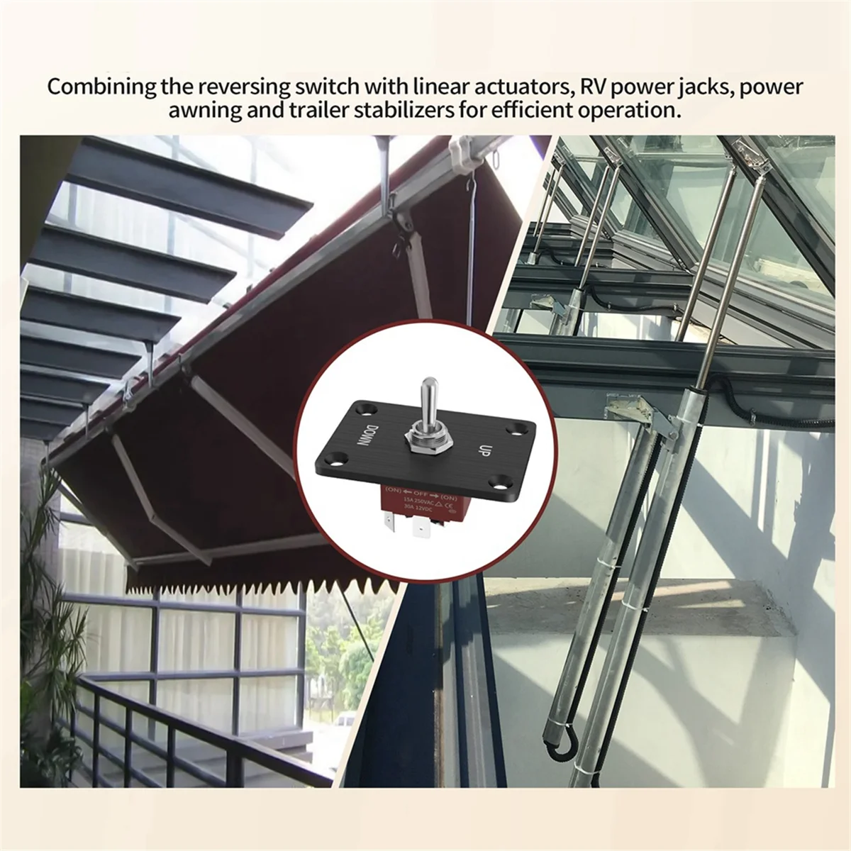 Кулисные тумблеры обратный переключатель мгновенной полярности 6-контактный