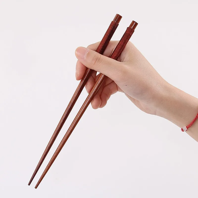 Японские Палочки для еды из натурального дерева ручной работы без лака восковая