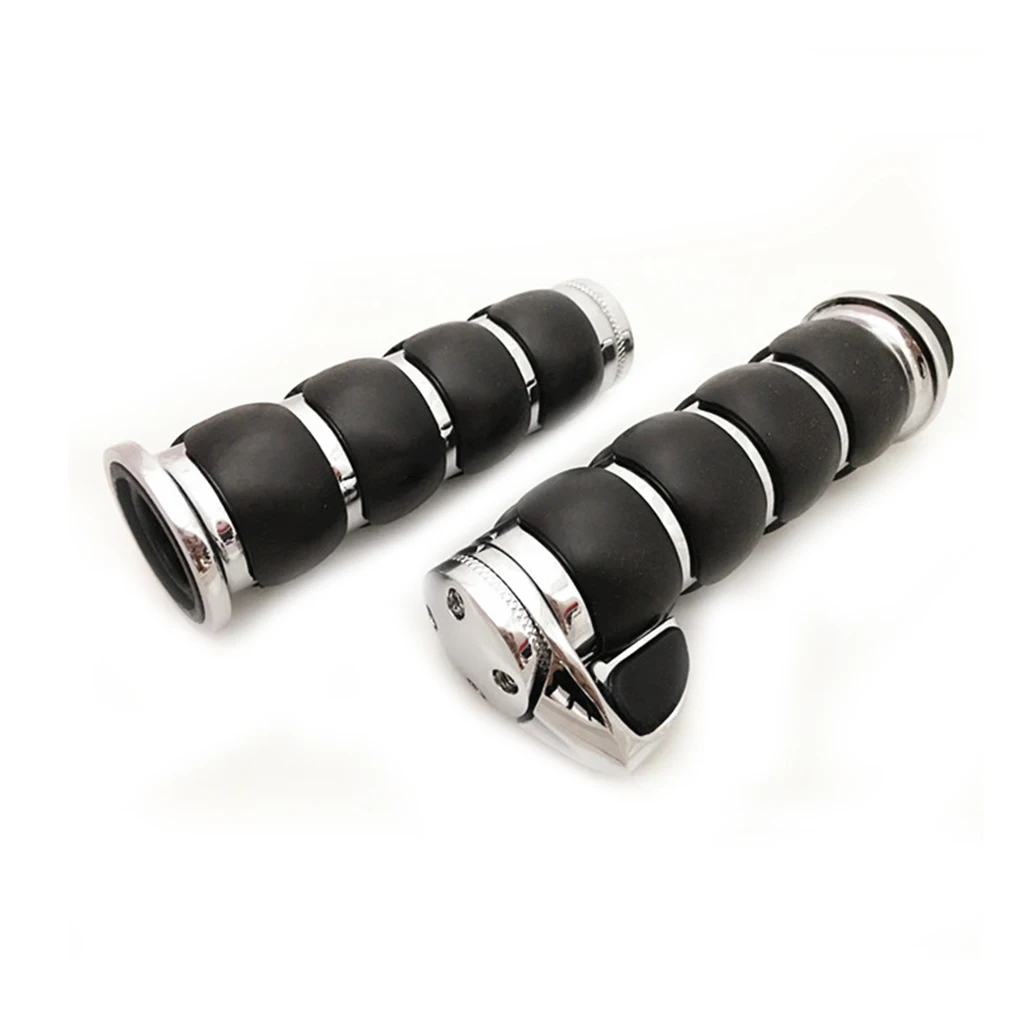 

25 MM Handlebar Grips Premium Motorcycle Handlebars Labor-Saving Handle Grip Button Throttle Assist Electroplate25mm