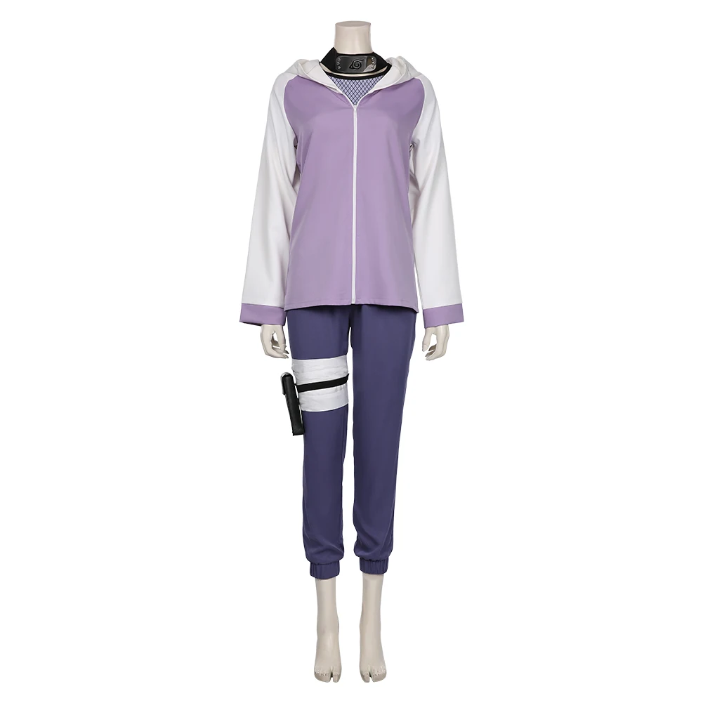 

Hyūga Hinata Cosplay Costume Jacket Pants Outffits Halloween Carnival Suit
