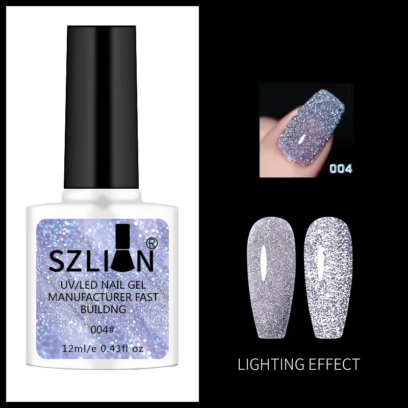 Взрывобезопасный Блестящий полуперманентный лак Born Pretty для маникюра удаляемый